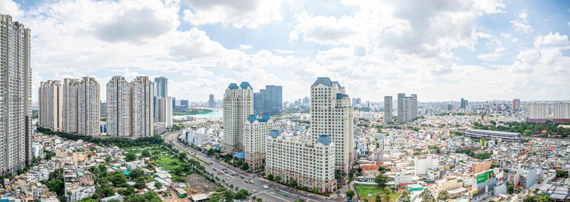 Sky Park Apartment - Vinhomes Central Park Ho Chi Minh-staden Exteriör bild