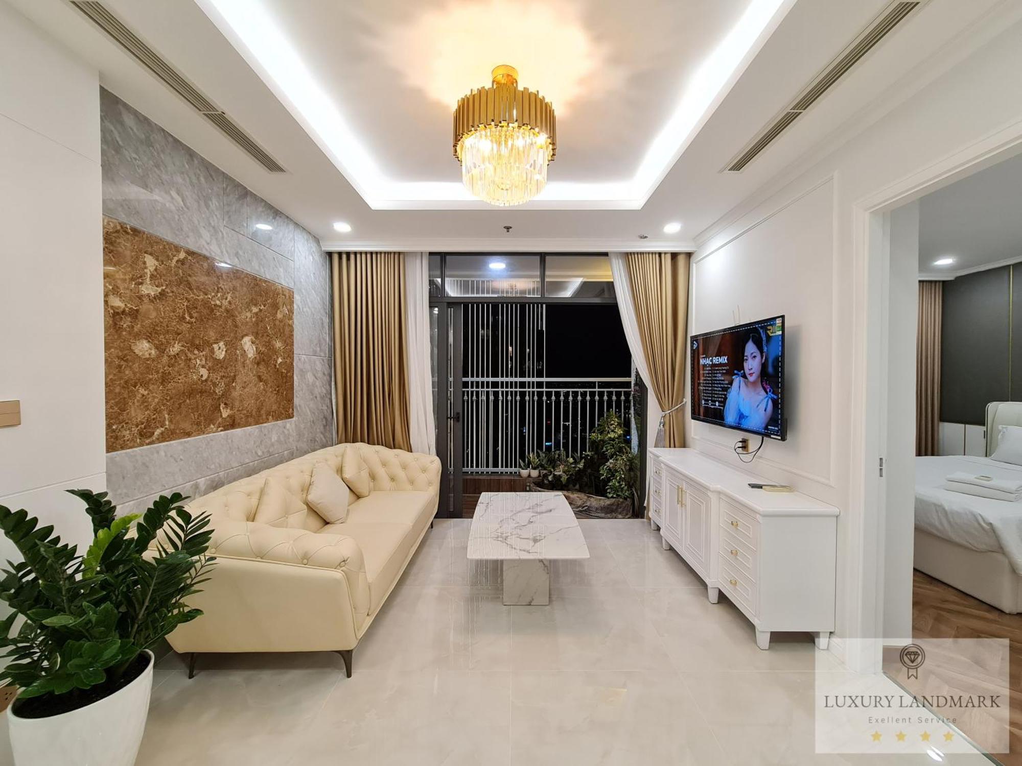 Sky Park Apartment - Vinhomes Central Park Ho Chi Minh-staden Exteriör bild