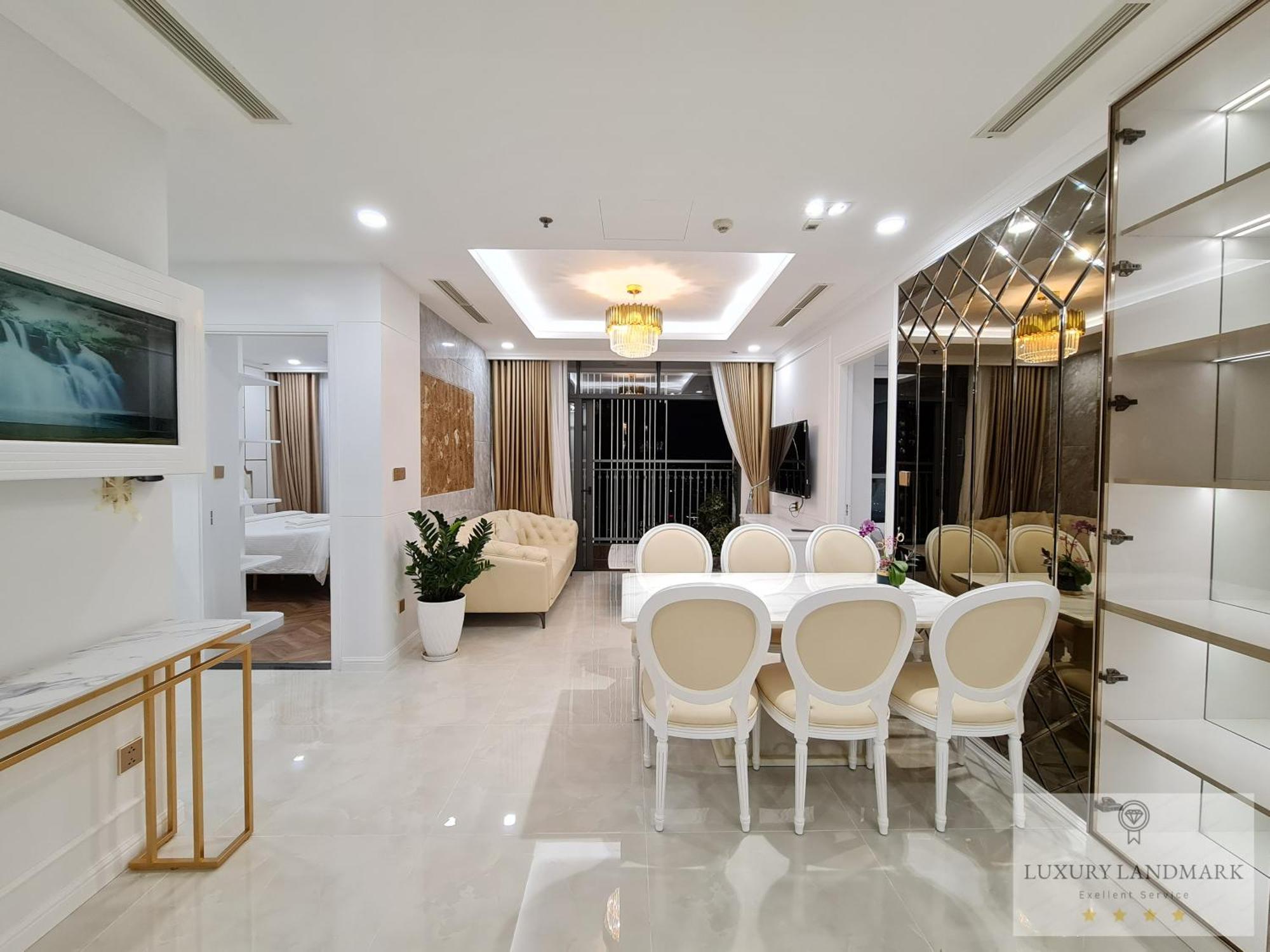 Sky Park Apartment - Vinhomes Central Park Ho Chi Minh-staden Exteriör bild