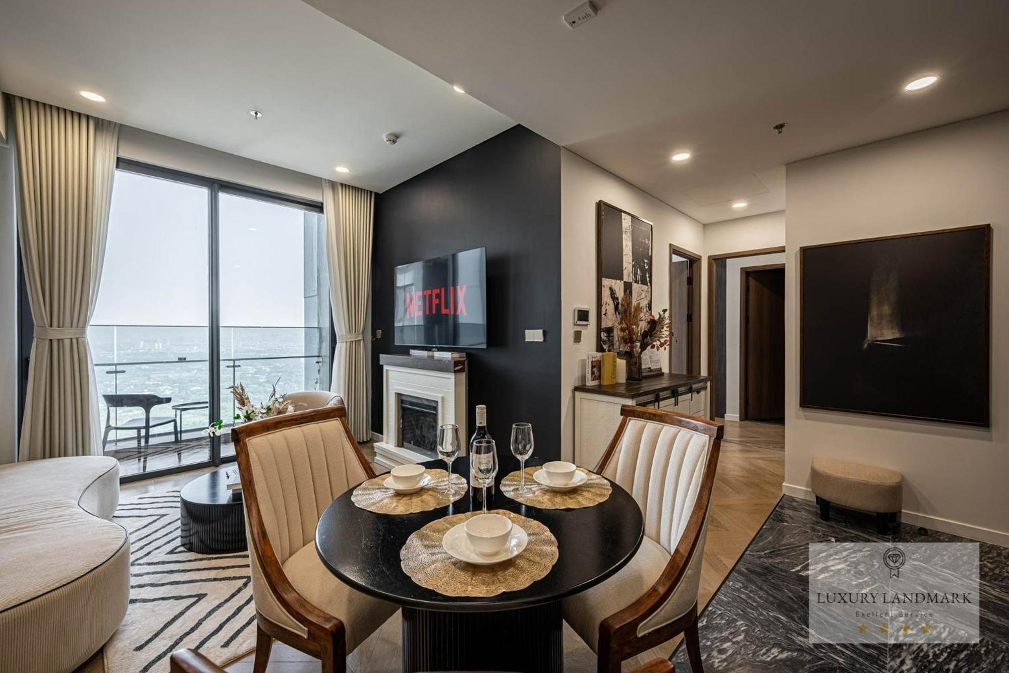 Sky Park Apartment - Vinhomes Central Park Ho Chi Minh-staden Exteriör bild