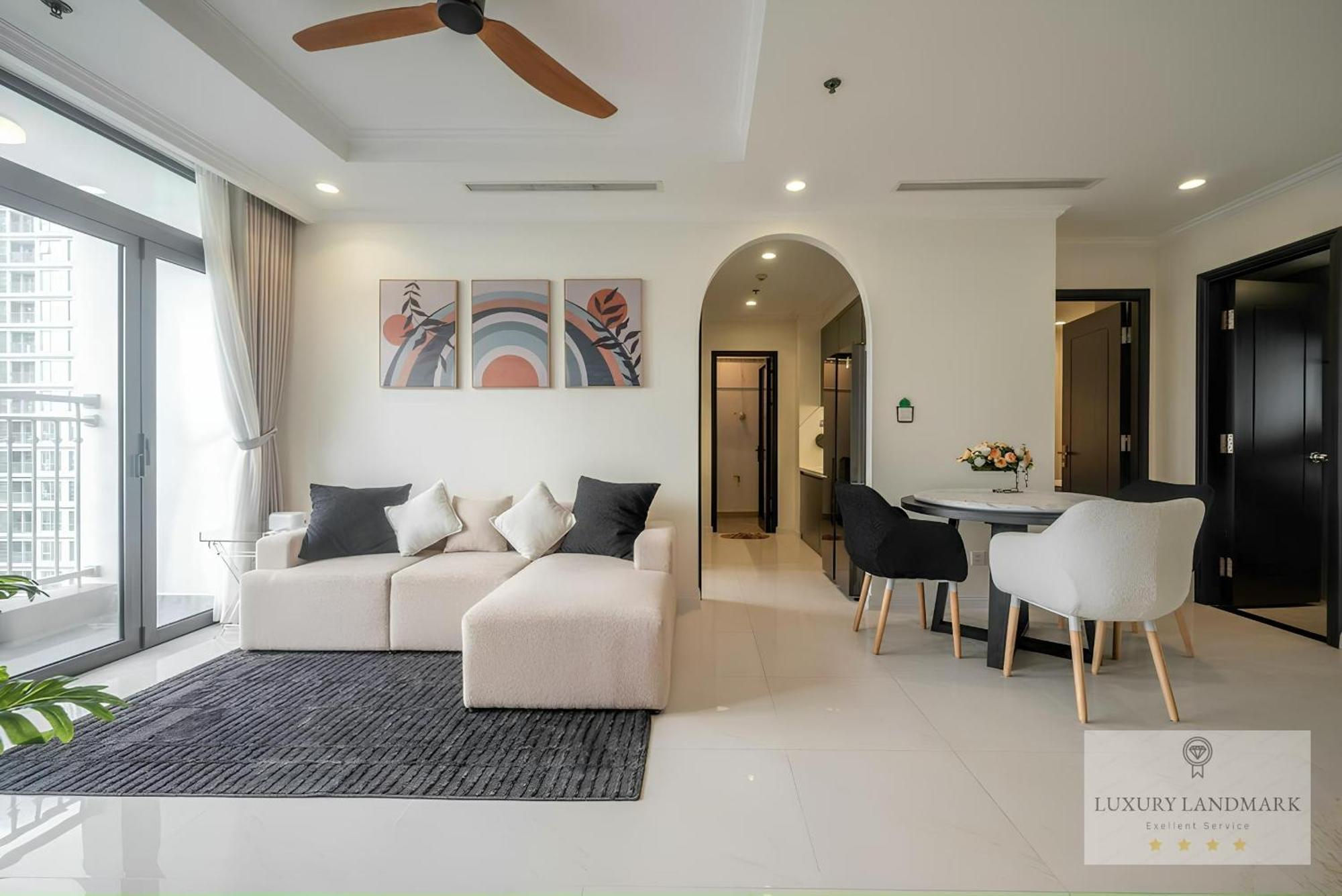 Sky Park Apartment - Vinhomes Central Park Ho Chi Minh-staden Exteriör bild