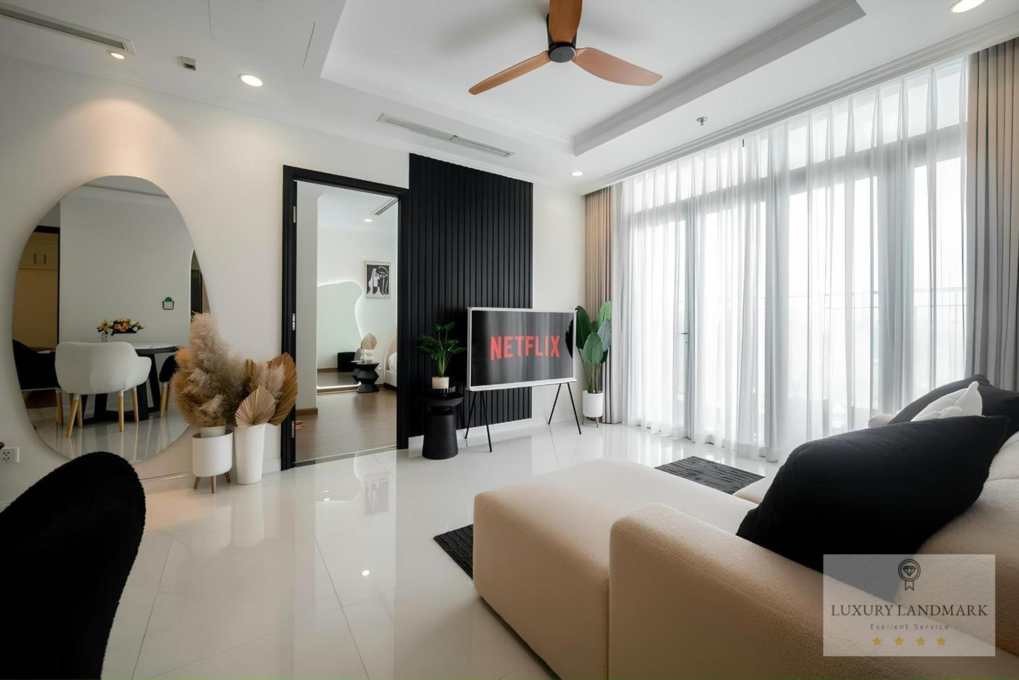 Sky Park Apartment - Vinhomes Central Park Ho Chi Minh-staden Exteriör bild